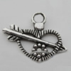 Pendant Zinc Alloy Jewelry Findings Lead-free, 24x20mm Hole:3.5mm, Sold by Bag