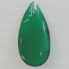 Agate Pendant,“Mimosa Pudica” Teardrop 30x14mm Hole:1mm, Sold by PC