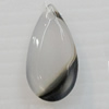 Agate Pendant,“Cloud-Rain” Teardrop 30x14mm Hole:1mm, Sold by PC