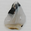 Handmade Agate Pendant,“Flow on fragrance River” Nugget 36x26mm Hole:1mm, Sold by PC