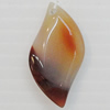 Agate Pendant,“long Tisal River” 33x20mm Hole:1mm, Sold by PC