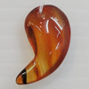 Agate Pendant,“love in Returns” Ivory 23x13mm Hole:1mm, Sold by PC