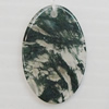 Agate Pendant,“Night on the Prairle” Flat Oval 28x18mm Hole:1mm, Sold by PC
