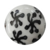 Porcelain beads, Flat Round 16x8mm Hole:1mm, Sold by Bag