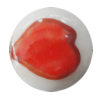 Porcelain beads, Flat Round 16x8mm Hole:1mm, Sold by Bag