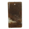 Agate Pendant,“The Setting Sun” Rectangle 32x17mm Hole:1mm, Sold by PC