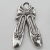 Pendant Zinc Alloy Jewelry Findings Lead-free, 13x20mm Hole:2mm, Sold by Bag