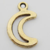 Pendant Zinc Alloy Jewelry Findings Lead-free, 11x18mm Hole:1.5mm, Sold by Bag