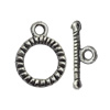 Clasp Zinc Alloy Jewelry Findings Lead-free, Loop:10x14mm, Bar:15x2mm Hole:1mm, Sold by Bag