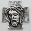 Pendant Zinc Alloy Jewelry Findings Lead-free, 22x14mm Hole:1mm, Sold by Bag