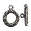 Clasp Zinc Alloy Jewelry Findings Lead-free, Loop:16x22mm, Bar:22x4mm Big Hole:2mm Small Hole:1.5mm, Sold by Bag