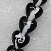 Lampwork Beads, Heart 22mm Hole: About 2mm, Sold by PC