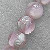 Lampwork Beads, Round 18mm Hole: About 1.5mm, Sold by PC