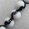 Lampwork Beads, Round 18mm Hole: About 1.5mm, Sold by PC