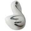 Porcelain beads, Flamingo 17x14mm Hole:1mm, Sold by Bag