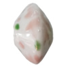 Porcelain beads, 19x10mm Hole:1mm, Sold by Bag