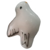 Porcelain beads, Bird 18x13mm Hole:1mm, Sold by Bag