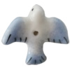 Porcelain beads, Bird 22x18mm Hole:1mm, Sold by Bag