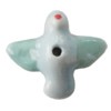 Porcelain beads, Bird 22x18mm Hole:1mm, Sold by Bag