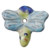 Porcelain beads, Dragonfly 21x19mm Hole:1mm, Sold by Bag