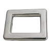 Jewelry findings, CCB plastic Connectors Platina Plated, 30x24mm Hole:2mm, Sold by Bag