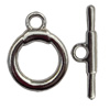 Clasp Zinc Alloy Jewelry Findings Lead-free, Loop:20x26mm, Bar:31x4mm Hole:4mm, Sold by Bag