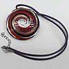 17-inch Lampwork Necklaces, 50mm, Sold by Strand