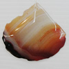 Handmade Agate Pendant,“Bloom of Kapuk” Sector 53x58mm Hole:1mm, Sold by PC