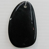 Handmade Agate Pendant,“Moon Bay” Nugget 52x31mm Hole:1mm, Sold by PC