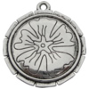 Pendant Zinc Alloy Jewelry Findings Lead-free, 34x39mm Hole:3mm, Sold by Bag