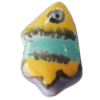 Porcelain beads, Fish 15x10mm Hole:1mm, Sold by Bag