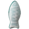 Porcelain beads, Fish 21x9mm Hole:1mm, Sold by Bag