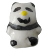 Porcelain beads, Panda 20x15mm Hole:1mm, Sold by Bag