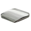 Jewelry findings, CCB plastic Beads Platina Plated, Faceted Diamond 28x15mm Hole:2mm, Sold by Bag