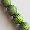 Wooden Jewelry Beads, Round 25mm, Length:19.6 Inch, Sold per Inch Strand