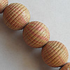Wooden Jewelry Beads, Round 20mm, Length:19.6 Inch, Sold per Inch Strand