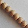 Wooden Jewelry Beads, Round 9mm, Length:19.6 Inch, Sold per Inch Strand