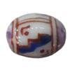 Porcelain beads, Oval 10x8mm Hole:1mm, Sold by Bag
