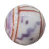 Porcelain beads, Round 10mm Hole:1mm, Sold by Bag