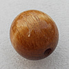 Wooden Jewelery Beads, Round 20mm Hole:6mm, Sold by PC