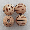 Wooden Jewelery Beads, Round 16mm Hole:5mm, Sold by PC