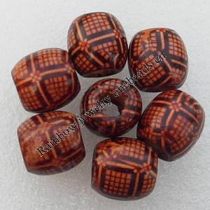 Wooden Jewelery Beads, Round 12mm Hole:6mm, Sold by PC