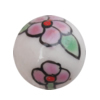 Porcelain beads, Round 12mm Hole:1mm, Sold by Bag