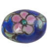 Porcelain beads, Oval 10x8mm Hole:1mm, Sold by Bag