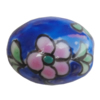 Porcelain beads, Oval 12x10mm Hole:1mm, Sold by Bag