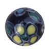 Porcelain beads, Round 8mm Hole:1mm, Sold by Bag