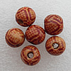 Wooden Jewelery Beads, Round 9x10mm Hole:3mm, Sold by PC