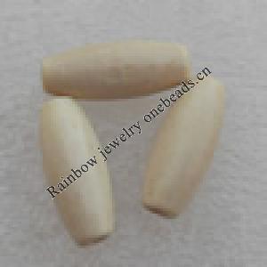 Wooden Jewelery Beads, Drum 15x7mm Hole:2mm, Sold by Bag