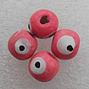 Wooden Jewelery Beads, Round 9x10mm Hole:4mm, Sold by PC