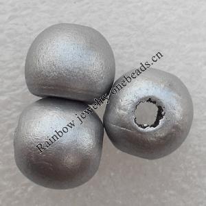 Wooden Jewelery Beads, Round 16mm Hole:4mm, Sold by Bag